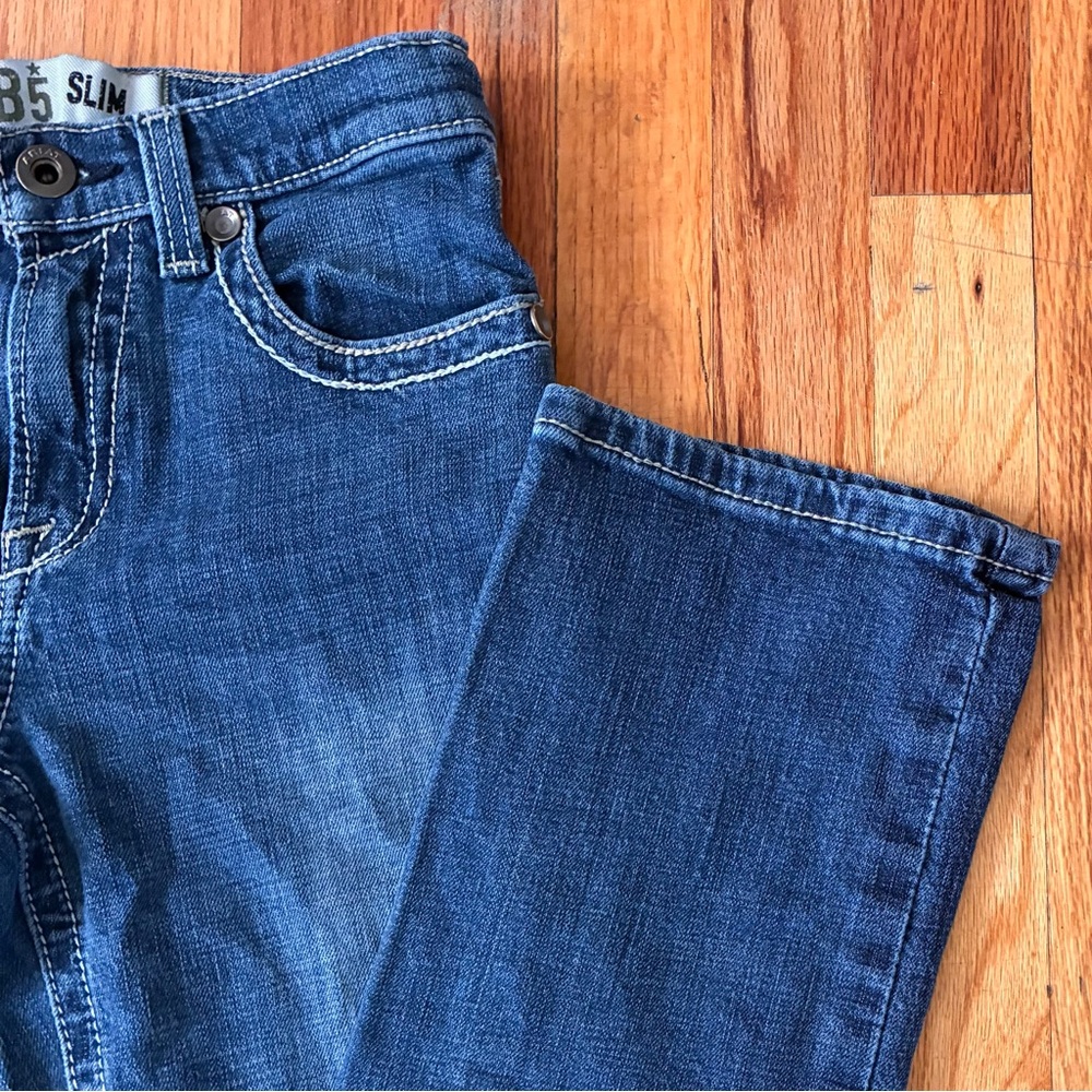 Ariat B5 Slim Fit Straight Leg Boys' Jeans - Picture 4 of 12